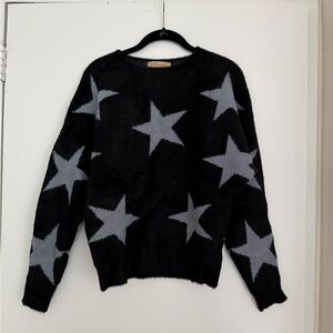 Philosophy Dark Blue Star Sweater